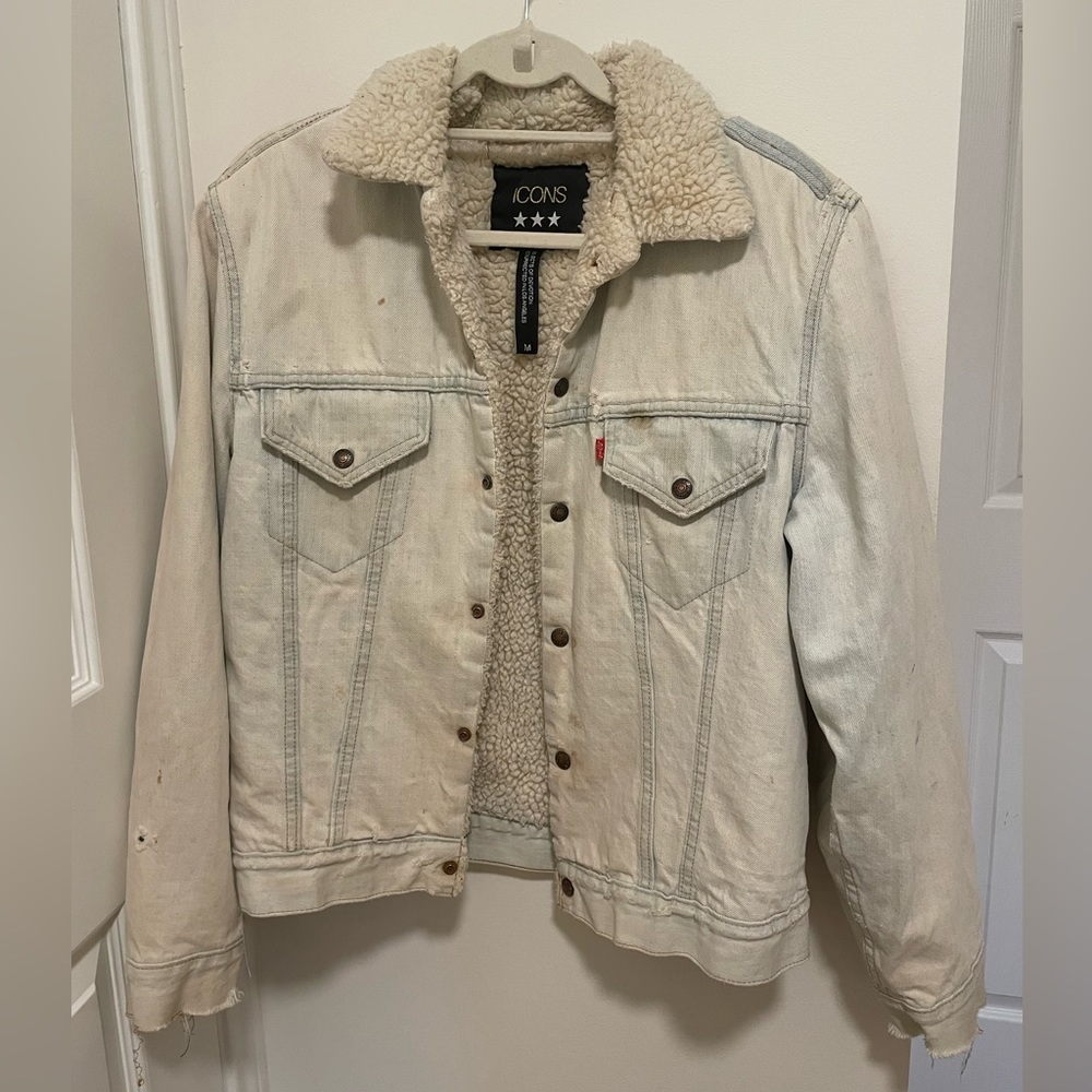Vintage Levi’s jacket refurbished by ICONS denim in LA.